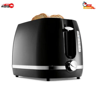 $24.97 • Buy Toaster 2-Slice Electric Automatic Crumb Tray Defrost Reheat Variable Browning A