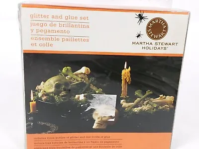 MARTHA STEWART Crafts Halloween Glitter  Glue Set  4.5 Oz Glitter Scrapbooking • $5.66