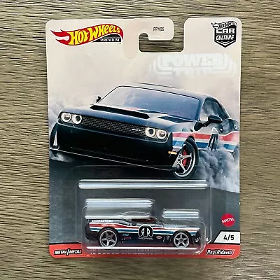 Hot Wheels 18 Dodge Challenger SRT Demon Car Culture Power Trip Premium 4/5 2019 • $11.99