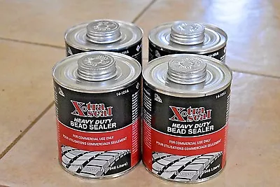 4 Xtra Seal Heavy Duty Bead Sealer 32oz Quart Can W/ Brush Tire Repair 14-101A • $162.28