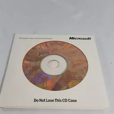 Microsoft Office XP Small Business OEM Word Excel Powerpoint Access Publisher • $13