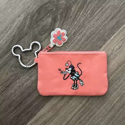 Vera Bradley X Disney Minnie Mouse Zip Id Case Peach • $20