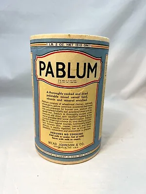 Pablum Cereal 1930s Container SEALED By Mead Johnson & Company • $39.99