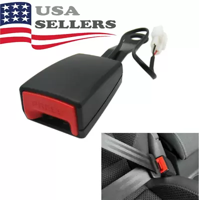 Front Driver Safety Seat Belt Buckle Plug Connector Warning Cable Camlock Duty  • $8.69