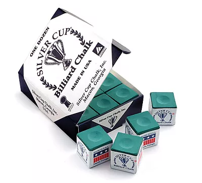 £7.59 • Buy Silver Cup Snooker Pool Billiard Cue Chalk - Many Colours Available - Any Amount