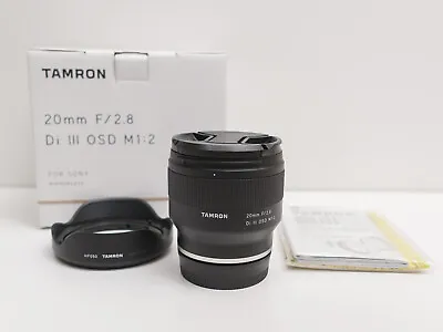 $395 • Buy Tamron 20mm F2.8 Di III OSD M 1:2 Lens For Sony E-Mount ~As New