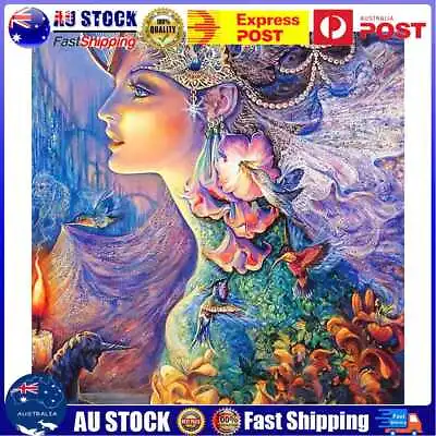 $11.19 • Buy 5D DIY Full Drill Square Diamond Painting Beautiful Angel Embroidery Kit