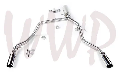 Stainless Dual CatBack Exhaust Muffler System For 19-23 Ford Ranger 2.3 Ecoboost • $399.95