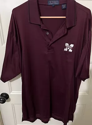 Andrews Legends Collection Men’s L Mississippi State  Sports Maroon Polo Shirt • $14