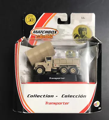 Matchbox Collection 50th Anniversary Army M34 2.5 Ton Military Transporter 97056 • $29.99