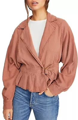 NWT Free People - Joani Jacket In Sayulita Skies [Retail $128] • $109.02