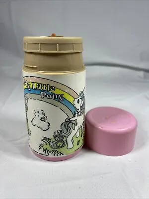 Vintage My Little Pony Aladdin 1985 Lunchbox Thermos  • $13