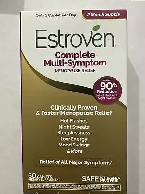 Estroven Complete Multi Symptom Menopause Relief 60 Caplets • $14