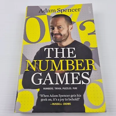 Adam Spencer - The Number Games: Numbers. Trivia. Puzzles. Fun! (PB 2017) • $17.95