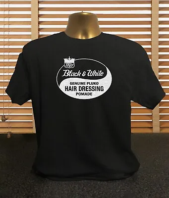 £10.99 • Buy Black & White Hair Dressing Pomade Pluko - Men's Rockabilly T Shirt