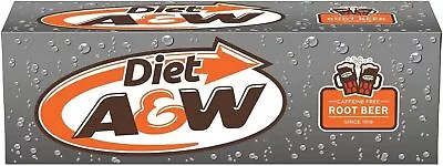 A&W Diet Root Beer Fridge Pack Cans 355 ML 12 Pack • £22.66