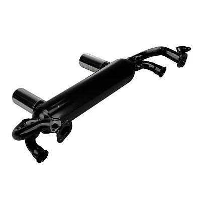 Eurosport Dual Outlet Muffler Black With Chrome Tips For 1966-1974 Air Cooled VW • $269.95