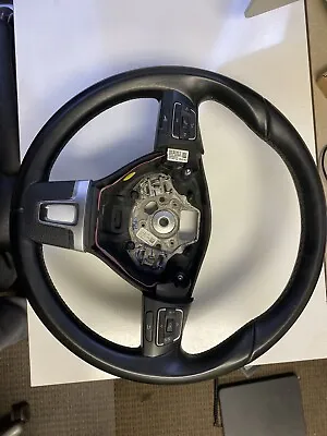 2013 Vw Passat Sel Black Leather Steering Wheel 561 419 091 G E74 Oem 13 14 15 • $95