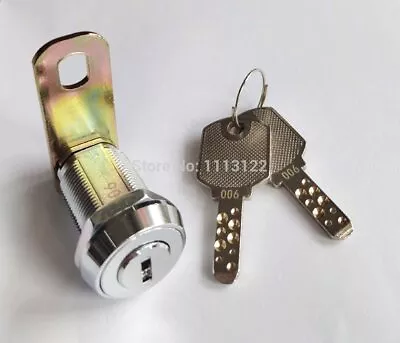 Flat Key Cam Lock For Arcade Machine Game Machine Lock Vending Machine Lock • $16.58