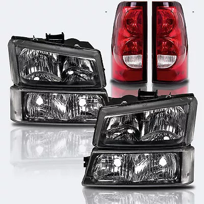 For 2003-2006 Chevy Silverado 1500 2500 3500 Headlights Tail Lights Brake Lamps • $113.99