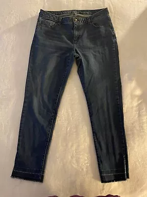 Michael Kors Izzy Skinny Denim Size 10 Blue Medium Wash Mid Rise • $11