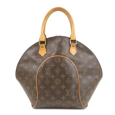£415.36 • Buy Authentic Louis Vuitton Monogram Ellipse MM Hand Bag Brown M51126 Used F/S