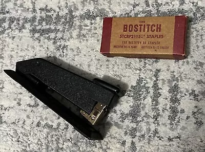 Vintage Old School Bostitch B5 Metal Stapler W/ Box Of 1/4” B8 Staples • $19.99