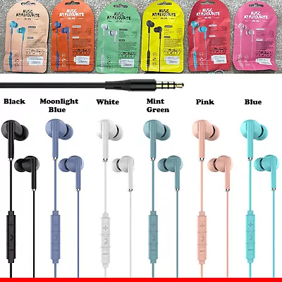 High Quality Headphones Earphones Stereo Headsets W MIC For All Samsung Phones • £4.85