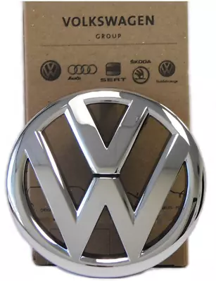 $69.95 • Buy New Genuine VW Emblem Jetta-Sedan 2011-14 MK6 Volkswagen OEM Front Grille Badge