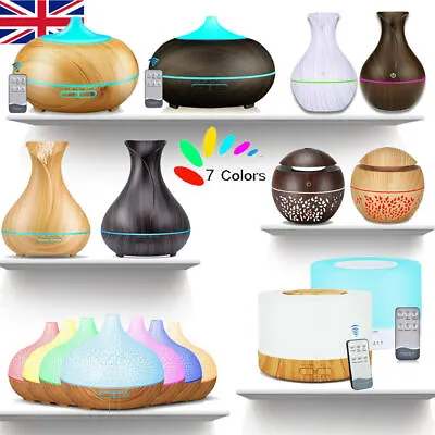 £8.99 • Buy Ultrasonic Air Diffuser Humidifier Essential Oil Aroma LED Purifier Aromatherapy