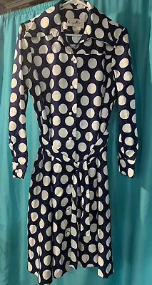 Vintage Herman Marcus Polka Dot Dress • $39.99