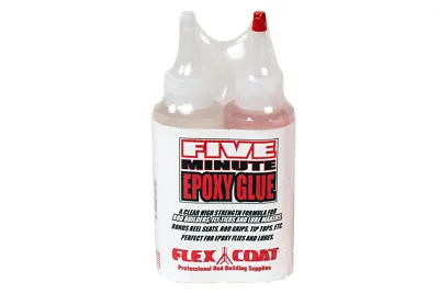 Flex Coat Rod Building 5 Minute Epoxy Glue - Pick Size -Free Shipping • $29.95