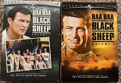 Baa Baa Black Sheep: Season 1 - Vol. 1 And Vol. 2 (DVD 2007 5-Disc Set) • $12.99