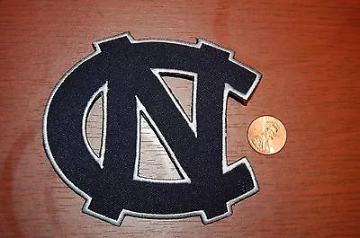 North Carolina Tar Heels 4  Patch 2015-Present Alternate Logo Navy Blue College • $5.98