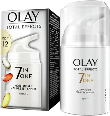 Olay Total Effects 7-In-1 Moisturiser+Sunless Tanner Of Sunshine 50ml • £14.50