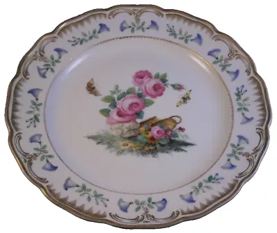 Royal 19thC KPM Berlin Porcelain Plate Kaiser Royalty Mark Porzellan Teller • $479.20