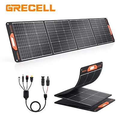 GRECELL Portable 200W PRO Solar Panel Foldable Panels For Camping Power Station • $266.99