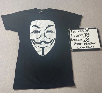 $4.50 • Buy V Is For Vendetta Guy Fawkes Bay Island Sportswear T Shirt Size M