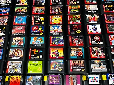 Sega Genesis Original OEM Authentic *Pick Your Game* Cart Only Cleaned Tested • $3.99