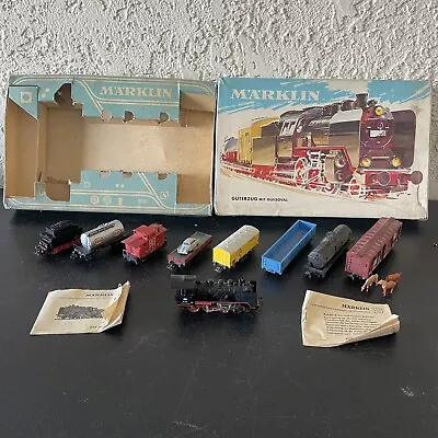 Marklin 3203 HO Vintage Train Set - Guterzug MIT Gleisoval - Tested • $85