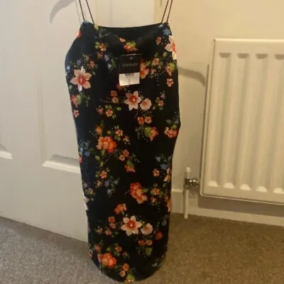 £16 • Buy Topshop Silky Floral Cami Dress, Size 6