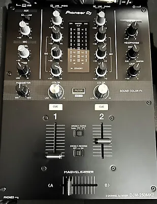 Pioneer DJM250MK2 2-Channel DJ Mixer With Odyssey Flight Case • $800