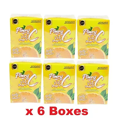 6x Pimry Vit C Instant Drink Vitamin C Powder Orange Immune Support Skin Radiant • $77.49