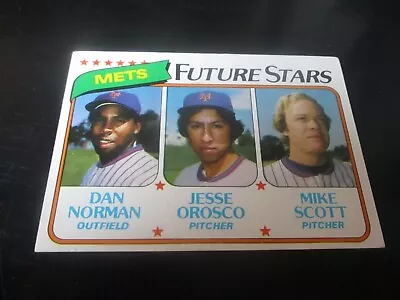 MIKE SCOTT & JESSE OROSCO  (new York Mets) 1980 Topps ROOKIE Card #681 Excellent • $4