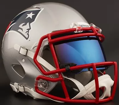 ***CUSTOM*** NEW ENGLAND PATRIOTS NFL Riddell Speed AUTHENTIC Football Helmet • $359.99