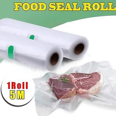 Food Vacuum Sealer Rolls Bags Vaccum Food Storage Saver Embossed Pack Seal M4U1 • $19.16