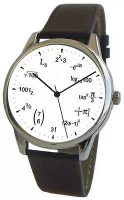  Math Dial  Large Theme Watch Has Physics Equation At Each Hour Indicator • $60
