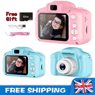 £11.75 • Buy Children Kids Gift LCD Camera For Mini Toy Digital Children Camera UK 1080P HD