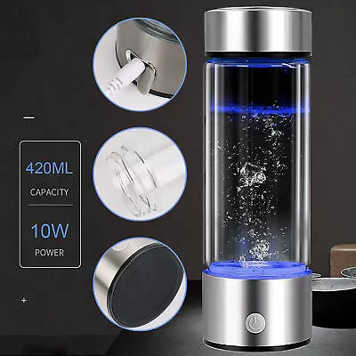 Hydrogen Rich Generator Water Cup Alkaline Ionizer Maker Bottle Anti-Oxidation • $36.99