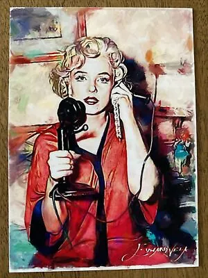 Marilyn Monroe #44 Art Card Limited Numbered Xx/50 Edward Vela Signed 2018 • $8